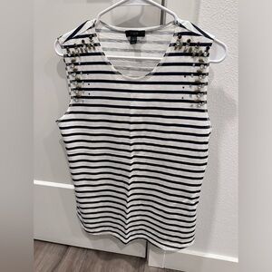 NWOT J. Crew Embellished Tank Top